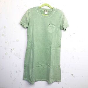THE territory ahead green casual dress